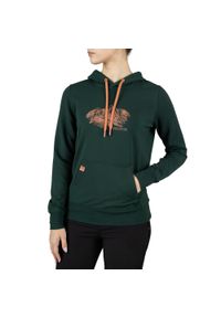 Bluza z kapturem damska Viking Bamboo Panaka Hoodie Lady. Typ kołnierza: kaptur. Kolor: zielony