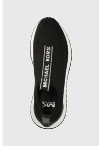 Michael Kors sneakersy Miles 42S2MIFP1D.001 kolor czarny. Nosek buta: okrągły. Kolor: czarny. Materiał: guma. Obcas: na obcasie. Wysokość obcasa: niski #3