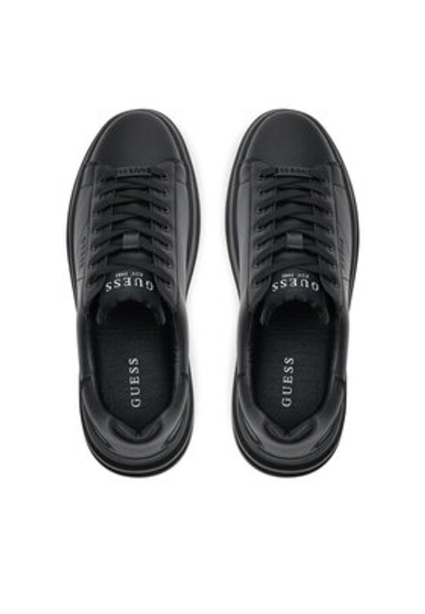 Guess Sneakersy FMJLBA LEA12 Czarny. Kolor: czarny. Materiał: skóra