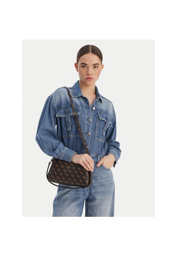 Torebka Guess. Kolor: brązowy