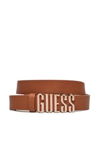 Guess Pasek Damski Meridian (BG) Belts BW9114 P4225 Brązowy. Kolor: brązowy. Materiał: skóra