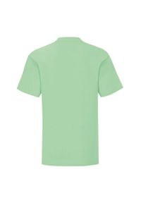 FRUIT OF THE LOOM - Koszulka Dziecięca Iconic 150 Plain T-shirt. Kolor: zielony. Sport: turystyka piesza