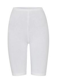 Fransa Szorty sportowe 20601023 Biały Slim Fit. Kolor: biały. Materiał: bawełna #6