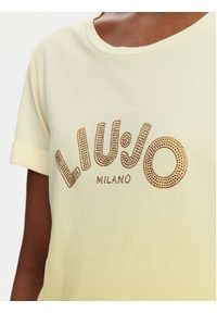 Liu Jo T-Shirt TA5267 JS923 M9114 Żółty Regular Fit. Kolor: żółty. Materiał: bawełna #3