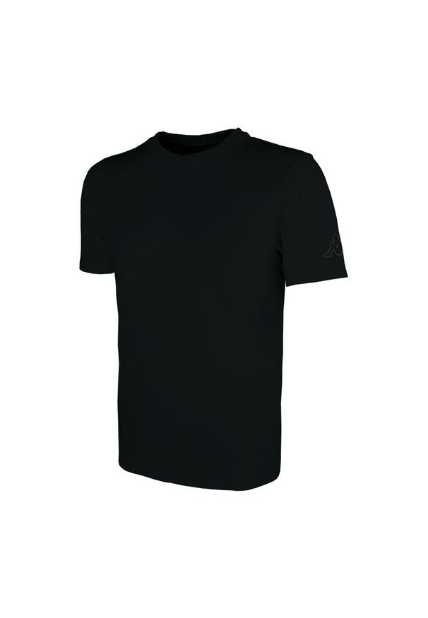 Koszulka dla dzieci Kappa Rieti. Kolor: czarny. Sport: fitness