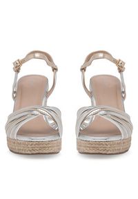 DeeZee Espadryle WYL2610-01 Srebrny. Kolor: srebrny. Materiał: syntetyk #8