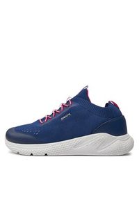 Geox Sneakersy J Sprintye G.B J25FWB 0006K C4268 D Granatowy. Kolor: niebieski. Materiał: materiał #3