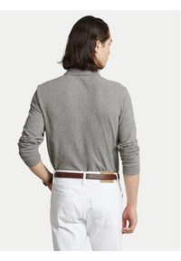 Polo Ralph Lauren Polo 710681126003 Szary Slim Fit. Typ kołnierza: polo. Kolor: szary. Materiał: bawełna #4