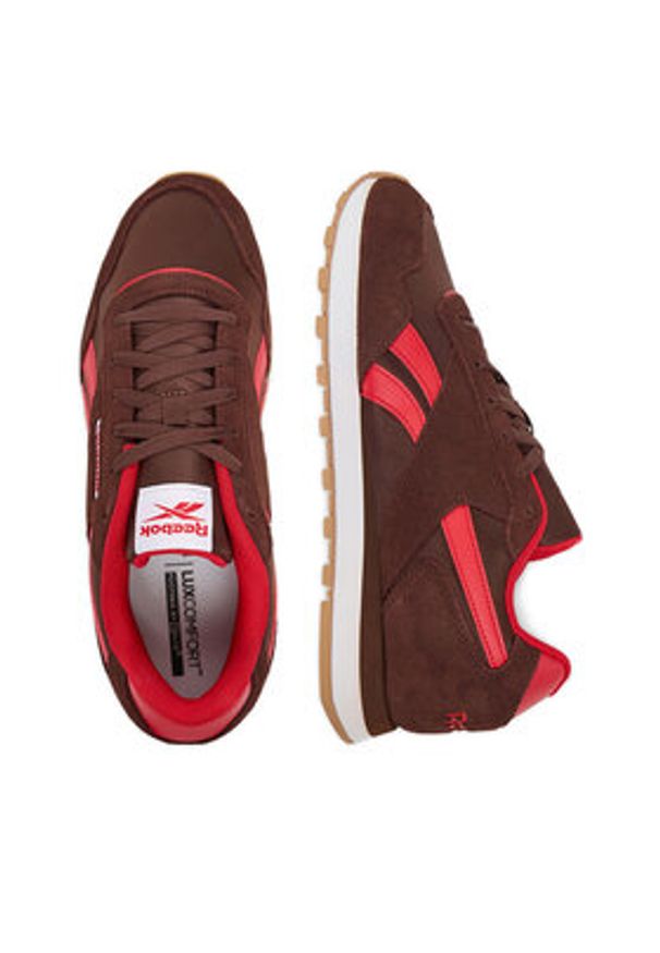 Reebok Sneakersy CEO-GLIDE 100230830 Brązowy. Kolor: brązowy. Materiał: skóra, zamsz