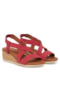 Geox Espadryle D Ischia Corda D55HHA 00022 C7008 Różowy. Kolor: różowy. Materiał: skóra, zamsz #4