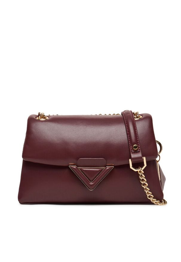 Aldo Torebka Softpuff 14076810 Bordowy. Kolor: czerwony. Materiał: skórzane