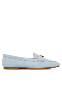 Lauren Ralph Lauren - LAUREN RALPH LAUREN Lordsy 802946809016 Niebieski jasny. Kolor: niebieski. Materiał: skóra, zamsz #1
