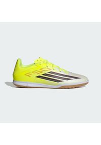 Adidas - Halowe buty piłkarskie F50 CLUB. Kolor: żółty, czerwony, czarny, wielokolorowy. Materiał: guma. Sport: piłka nożna #1