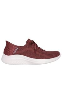 skechers - Buty sportowe Sneakersy damskie, Skechers Slip-Ins Ultra Flex 3.0 - Brilliant. Zapięcie: sznurówki. Kolor: czerwony, wielokolorowy, brązowy. Materiał: materiał, syntetyk, tkanina. Szerokość cholewki: normalna. Sport: turystyka piesza