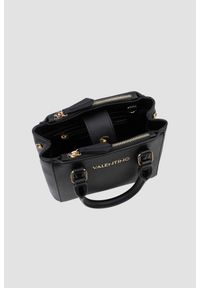 Valentino by Mario Valentino - VALENTINO Czarna mała torebka Zero Re. Kolor: czarny. Wzór: paski. Rozmiar: małe #2