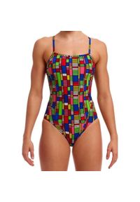 Strój do pływania FUNKITA The Climb - Single Strap. Kolor: wielokolorowy