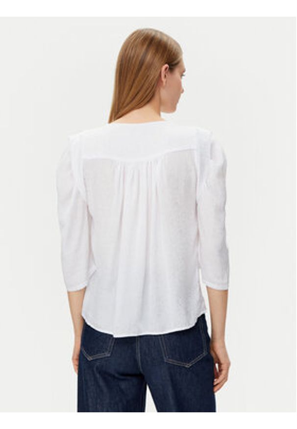 Morgan Bluzka 251-CALA Biały Regular Fit. Kolor: biały. Materiał: syntetyk