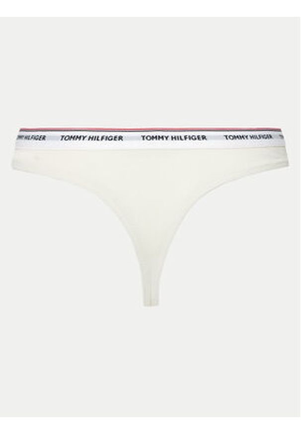 TOMMY HILFIGER - Tommy Hilfiger Komplet 3 par stringów UW0UW04894 Kolorowy. Materiał: bawełna. Wzór: kolorowy