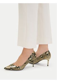 Gino Rossi - GINO ROSSI Szpilki EO-V2525-893-S Beżowy. Kolor: beżowy. Materiał: skóra. Obcas: na szpilce #3