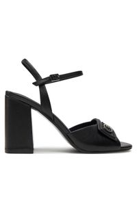 Calvin Klein Sandały Heel Sandal 85 Relock Lth HW0HW01937 Czarny. Kolor: czarny #1