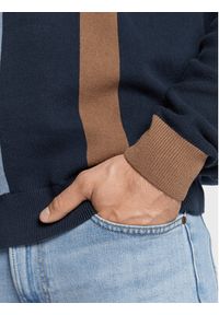!SOLID - Solid Sweter 21107243 Granatowy Regular Fit. Kolor: niebieski. Materiał: bawełna #3