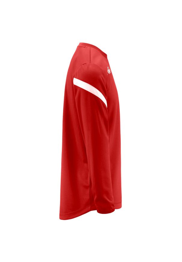 Bluza dziecięca z okrągłym dekoltem Kappa Dolvano. Kolor: wielokolorowy, biały, czerwony. Sport: piłka nożna