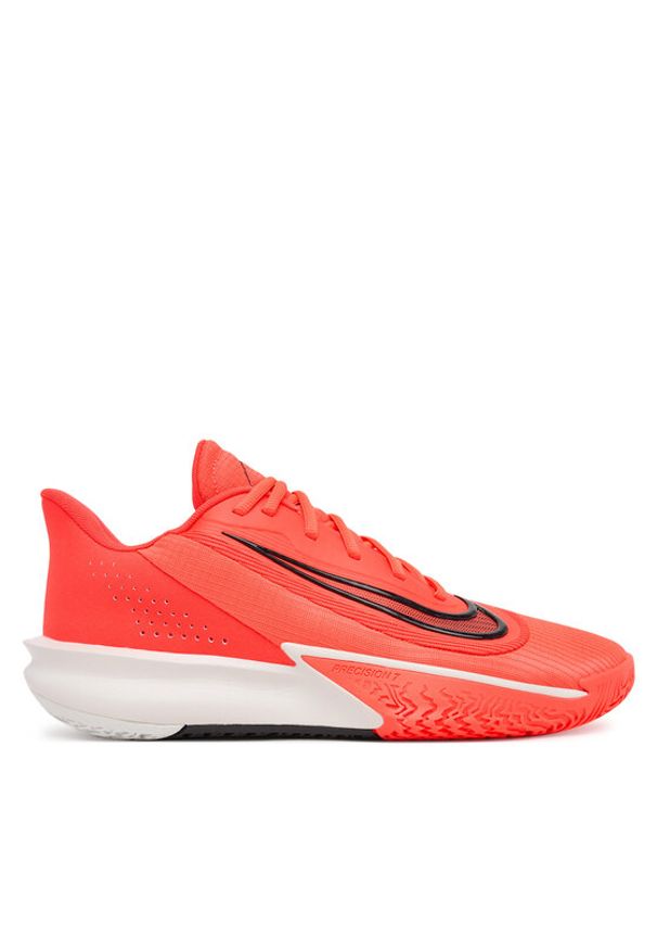 Nike Buty do koszykówki Precision VII HJ9153 600 Pomarańczowy. Kolor: pomarańczowy. Materiał: skóra. Sport: koszykówka