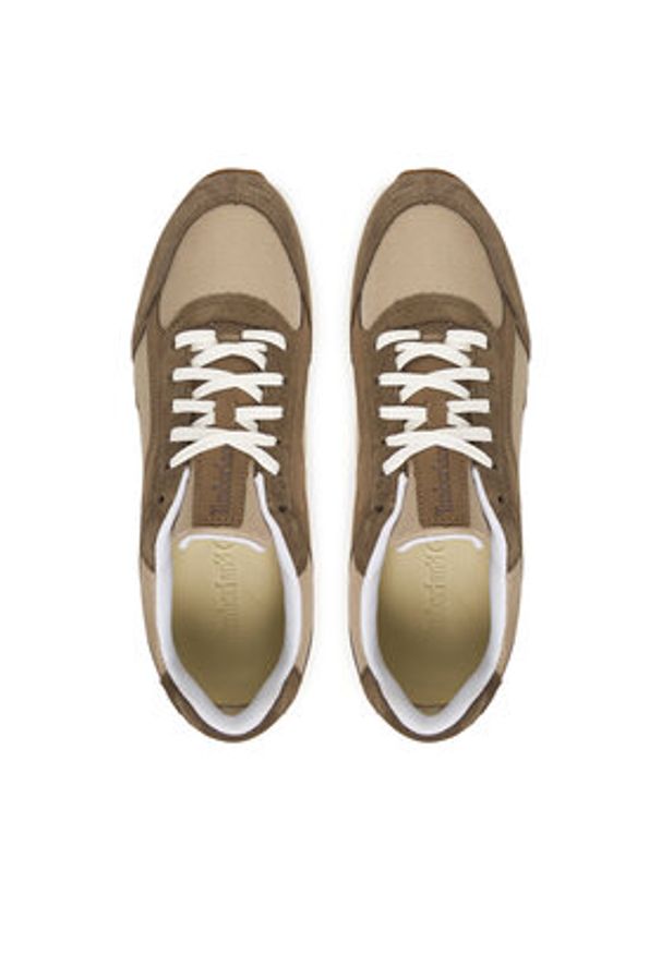 Timberland Sneakersy Scout Heights Low lace TB0A419GAGD1 Beżowy. Kolor: beżowy. Materiał: materiał