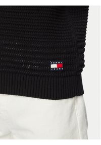 Tommy Jeans Koszula Crochet DM0DM23373 Czarny Regular Fit. Kolor: czarny. Materiał: syntetyk #4