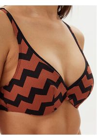 Chantelle Góra od bikini Totem C17RMA Brązowy. Kolor: brązowy. Materiał: syntetyk #4
