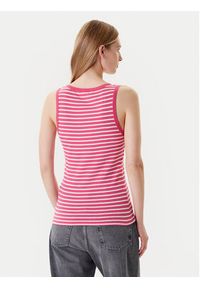 United Colors of Benetton - United Colors Of Benetton Top 30YSDH010 Różowy Regular Fit. Kolor: różowy. Materiał: bawełna