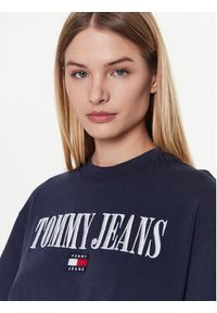 Tommy Jeans T-Shirt Archive DW0DW14913 Granatowy Cropped Fit. Kolor: niebieski. Materiał: bawełna #3