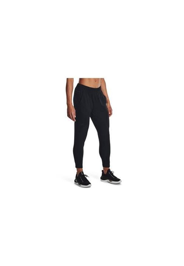 Spodnie treningowe damskie Under Armour 1379115001. Kolor: czarny. Materiał: materiał, syntetyk