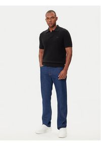 Lacoste Polo AH5186 Czarny Regular Fit. Typ kołnierza: polo. Kolor: czarny. Materiał: bawełna