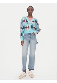 Tommy Jeans Kardigan DW0DW21180 Zielony Relaxed Fit. Kolor: zielony. Materiał: syntetyk #4