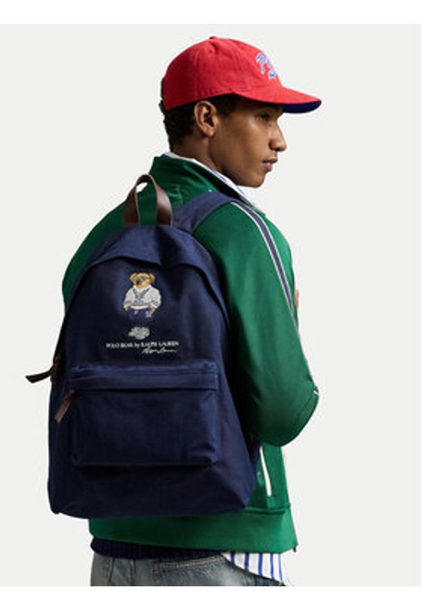 Polo Ralph Lauren Plecak Polo Bear 405962432001 Granatowy. Kolor: niebieski. Materiał: materiał