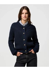 Wrangler - DAMSKI SWETER WRANGLER WESTERN CARDIGAN DARK NAVY 112370796 #1