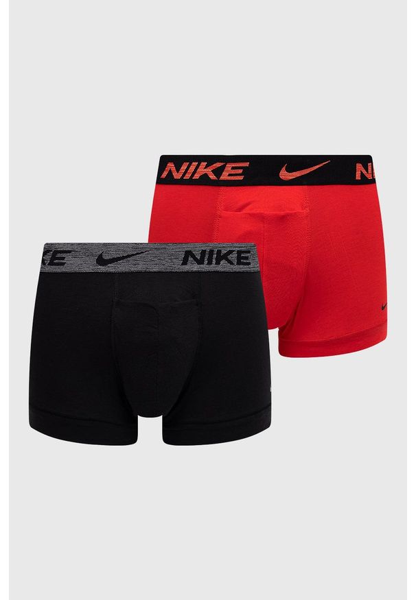 Nike bokserki (2-pack) męskie kolor czerwony. Kolor: czerwony