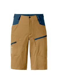 Spodenki trekkingowe męskie Vaude Tekoa Shorts III. Kolor: brązowy. Materiał: elastan, poliamid. Sport: turystyka piesza