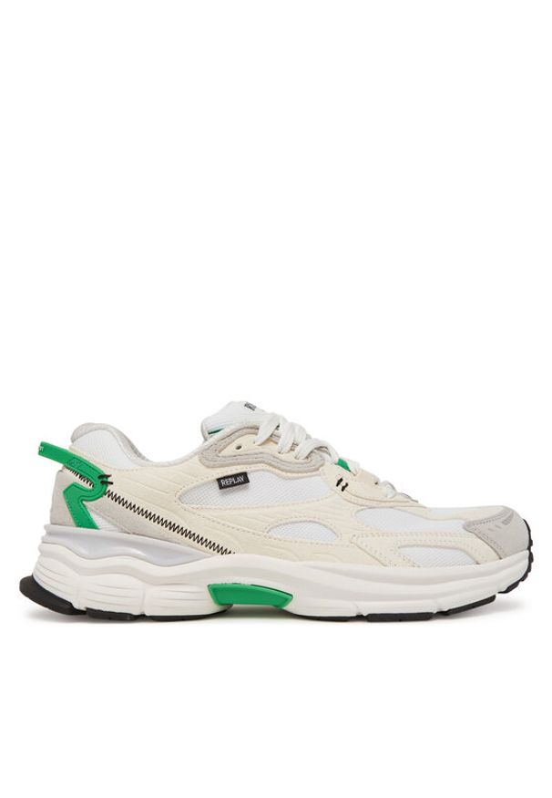Replay - REPLAY Sneakersy GMSD5 .000.C0001T Biały. Kolor: biały. Materiał: materiał