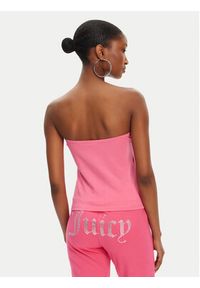 Juicy Couture Top Babey JCWCT23310 Różowy Slim Fit. Kolor: różowy. Materiał: bawełna #5