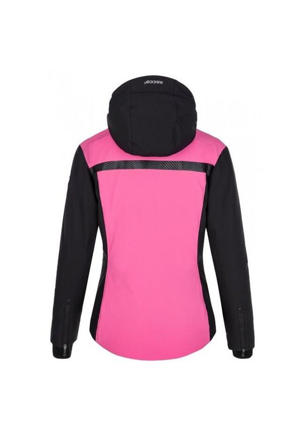 Damska kurtka narciarska Kilpi HATTORI-W. Kolor: czarny, różowy, wielokolorowy. Materiał: nylon. Sezon: zima. Sport: narciarstwo