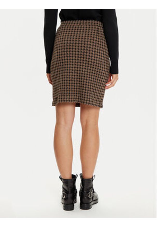 Fransa Spódnica ołówkowa Noreen 20614444 Brązowy Slim Fit. Kolor: brązowy. Materiał: syntetyk, wiskoza