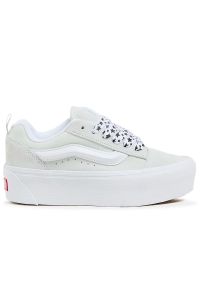 Buty Vans KNU Stack VN000CP6LTB1 - niebieskie. Okazja: na co dzień. Zapięcie: pasek. Kolor: niebieski. Materiał: zamsz, guma. Szerokość cholewki: normalna. Model: Vans Old Skool