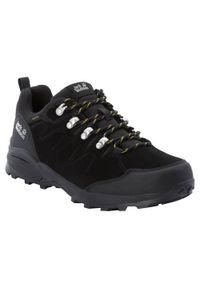 Buty trekkingowe męskie Jack Wolfskin Refugio Texapore Low. Kolor: żółty, wielokolorowy, czarny, szary. Materiał: guma, materiał, syntetyk