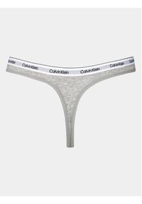 Calvin Klein Underwear Stringi 000QD5043E Szary. Kolor: szary. Materiał: bawełna #2