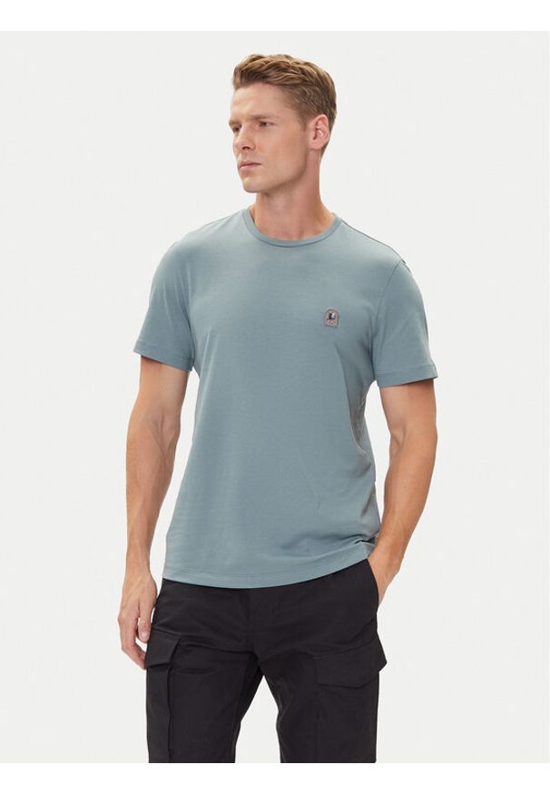 Parajumpers T-Shirt Patch 25WMPMTSEY29 Zielony Regular Fit. Kolor: zielony. Materiał: bawełna