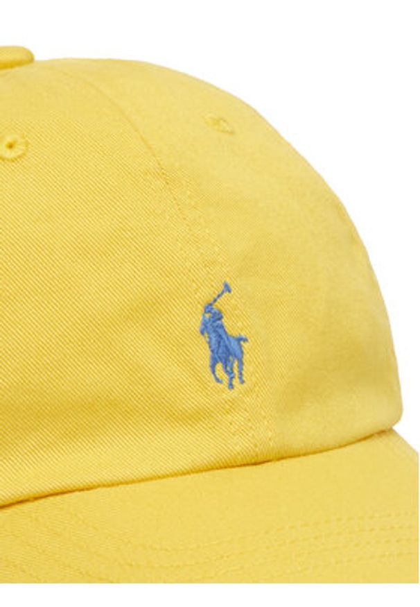 Polo Ralph Lauren Czapka z daszkiem 322785653053 Żółty. Kolor: żółty. Materiał: materiał, bawełna