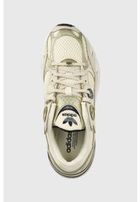 adidas Originals sneakersy Astir kolor beżowy. Nosek buta: okrągły. Zapięcie: sznurówki. Kolor: beżowy. Materiał: guma. Obcas: na obcasie. Wysokość obcasa: niski