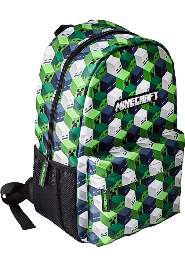 Kids Euroswan - Plecak szkolny młodzieżowy Minecraft Creeper. Styl: młodzieżowy
